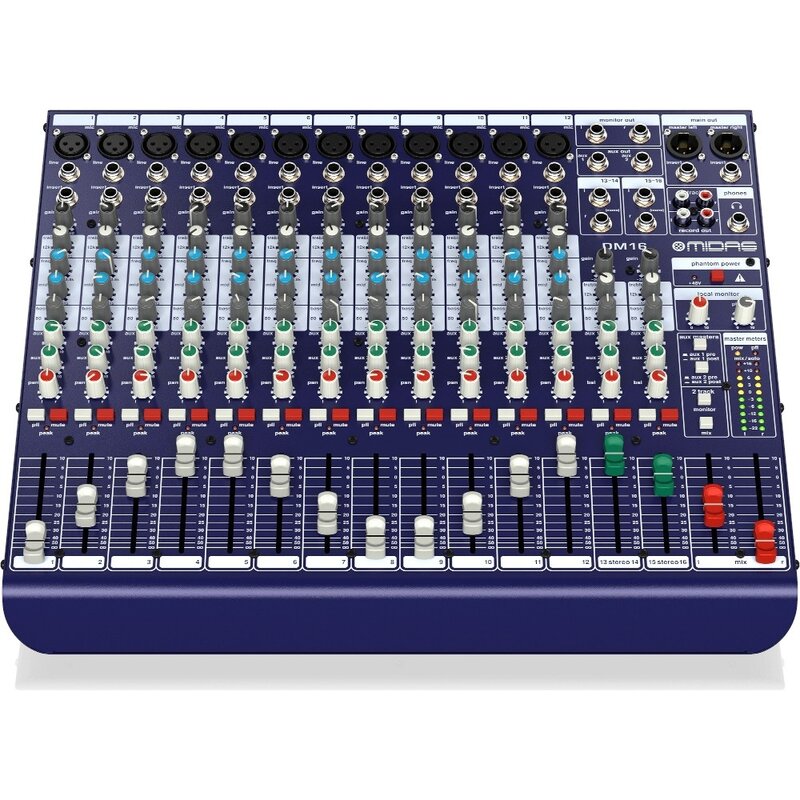 DM16 Analoge mixer
