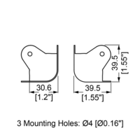 Penn Elcom C1823K Bolhoek 12 mm radius zwart C1823K Bolhoek 12 mm radius zwart
