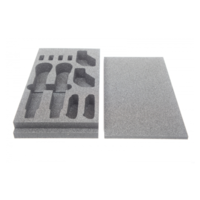2U Schuim inlay set voor 2x Shure SLX-D