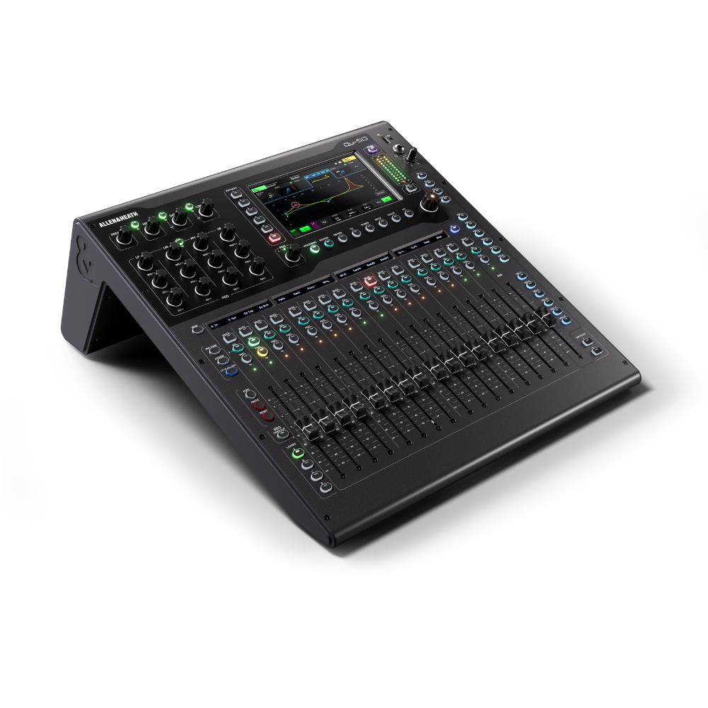 Allen & Heath QU-5D Digitale mixer 16x16 Dante-interface afbeelding