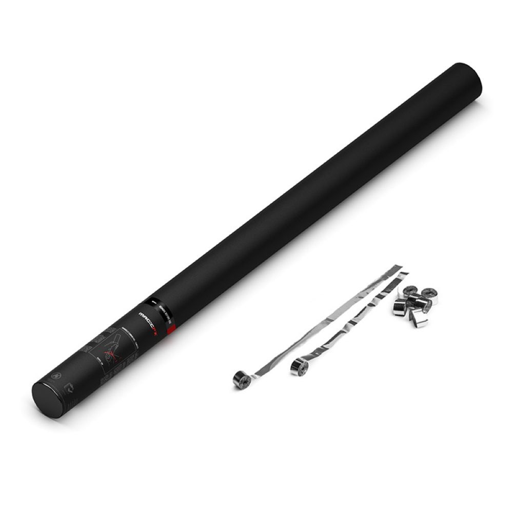 MagicFX Handheld Streamer Cannon 80cm zilver metallic afbeelding