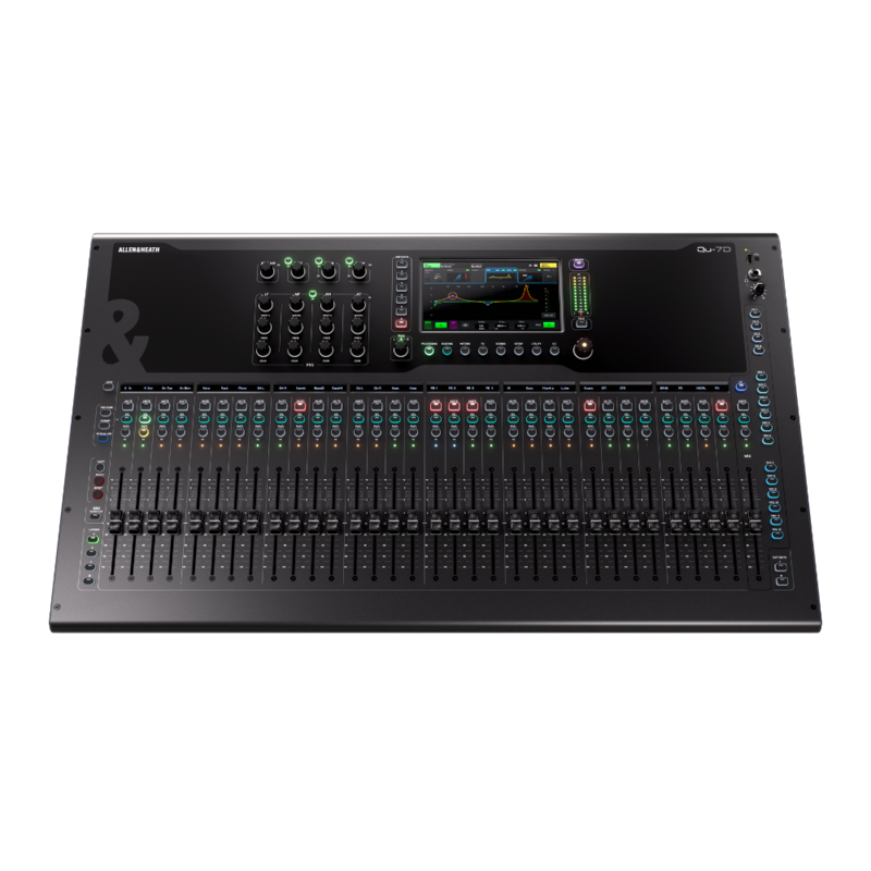 Allen & Heath QU-7D Digitale mixer 16x16 Dante-interface QU-7D Digitale mixer 16x16 Dante-interface