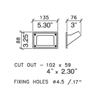 Penn Elcom H1006 Kastgreep zwart H1006 Kastgreep zwart