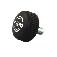 K&M Gekartelde knopbout M6 x 16 voor diverse standaarden Gekartelde knopbout M6 x 16 voor diverse standaarden