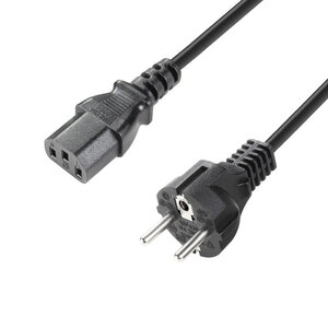 Adam Hall 4 STAR PKD 0050 eurokabel C13-Schuko 3 x 1,5mm 0,5m Adam Hall 4 STAR PKD 0050 eurokabel C13-Schuko 3 x 1,5mm 0,5m