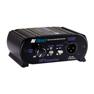ART AV Direct Passieve DI-box ART AV Direct Passieve DI-box