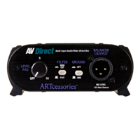 ART AV Direct Passieve DI-box AV Direct Passieve DI-box