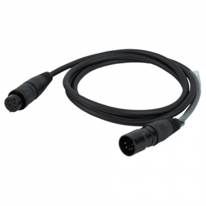 FLR75 IP65 XLR DMX kabel 5-polig 0,75 m FLR75 IP65 XLR DMX kabel 5-polig 0,75 m
