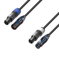 5 STAR H PCON A 0300 combikabel XLR naar powerCON 3 m