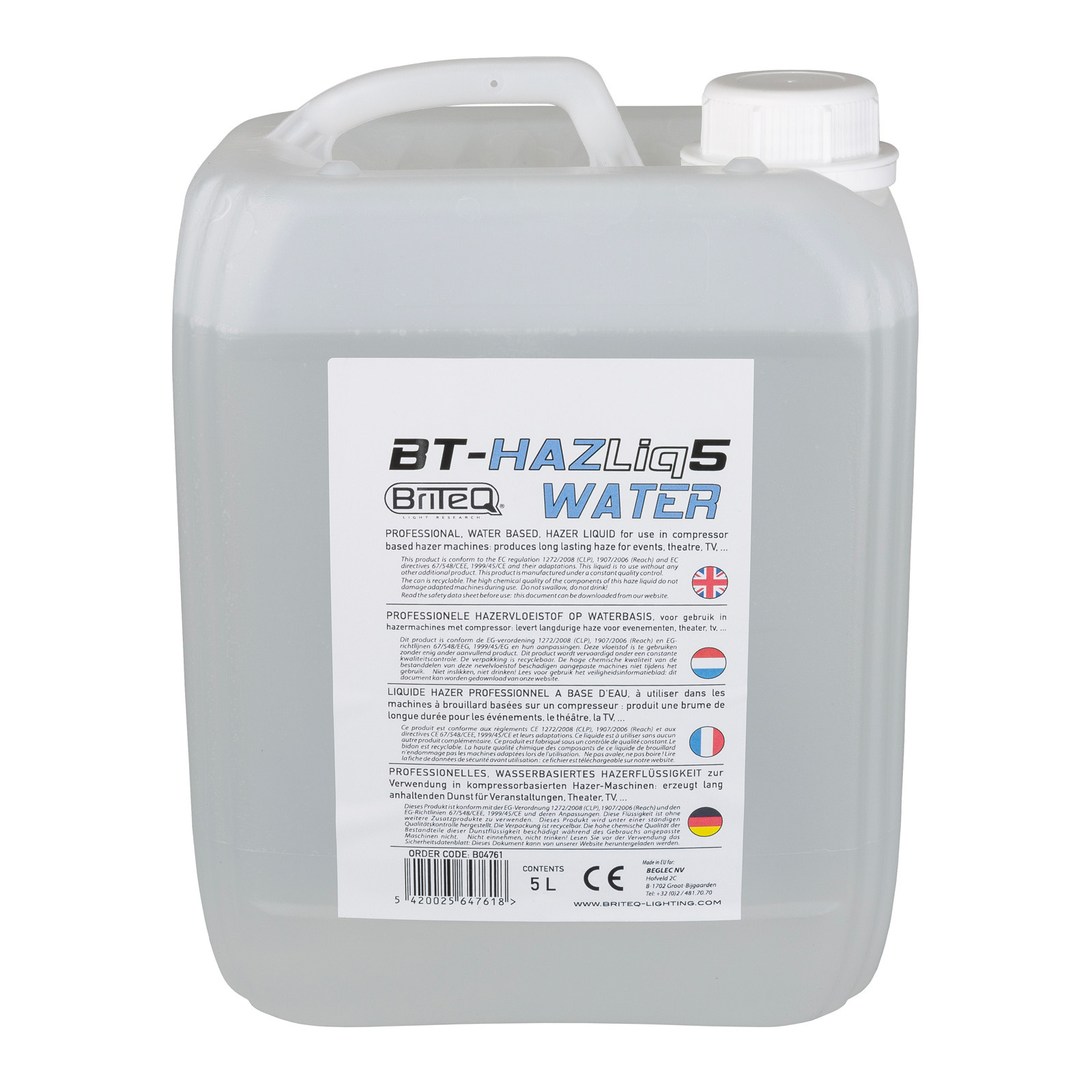 Briteq BT-HAZLIQ5 WATER hazervloeistof 5L afbeelding