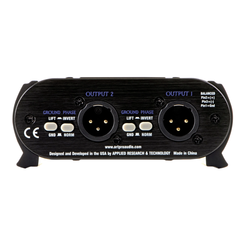 DualZDirect 2-kanaals passieve DI-box