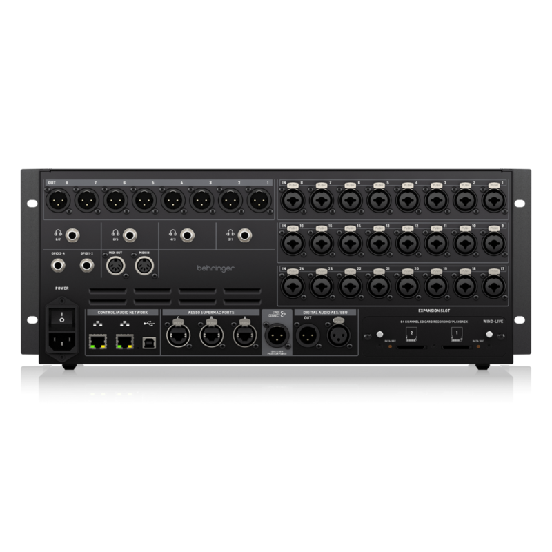 WING Rack digitale mixer