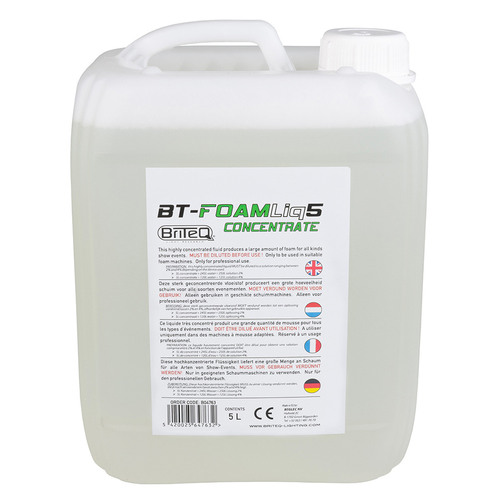 Briteq BT-FOAMLIQ5 schuimvloeistof (concentraat) 5L afbeelding