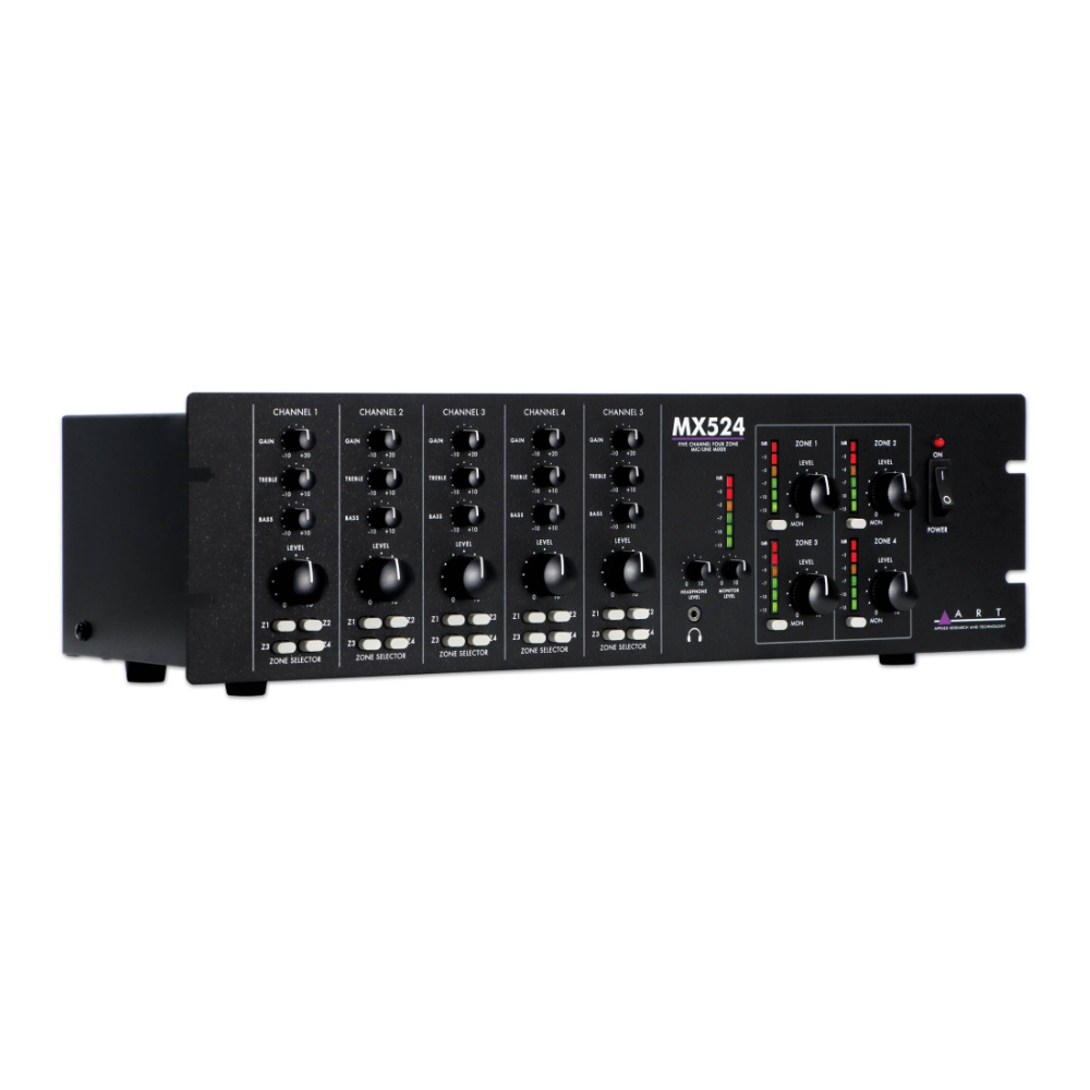 ART MX524 5-kanaals 4 zone mixer afbeelding