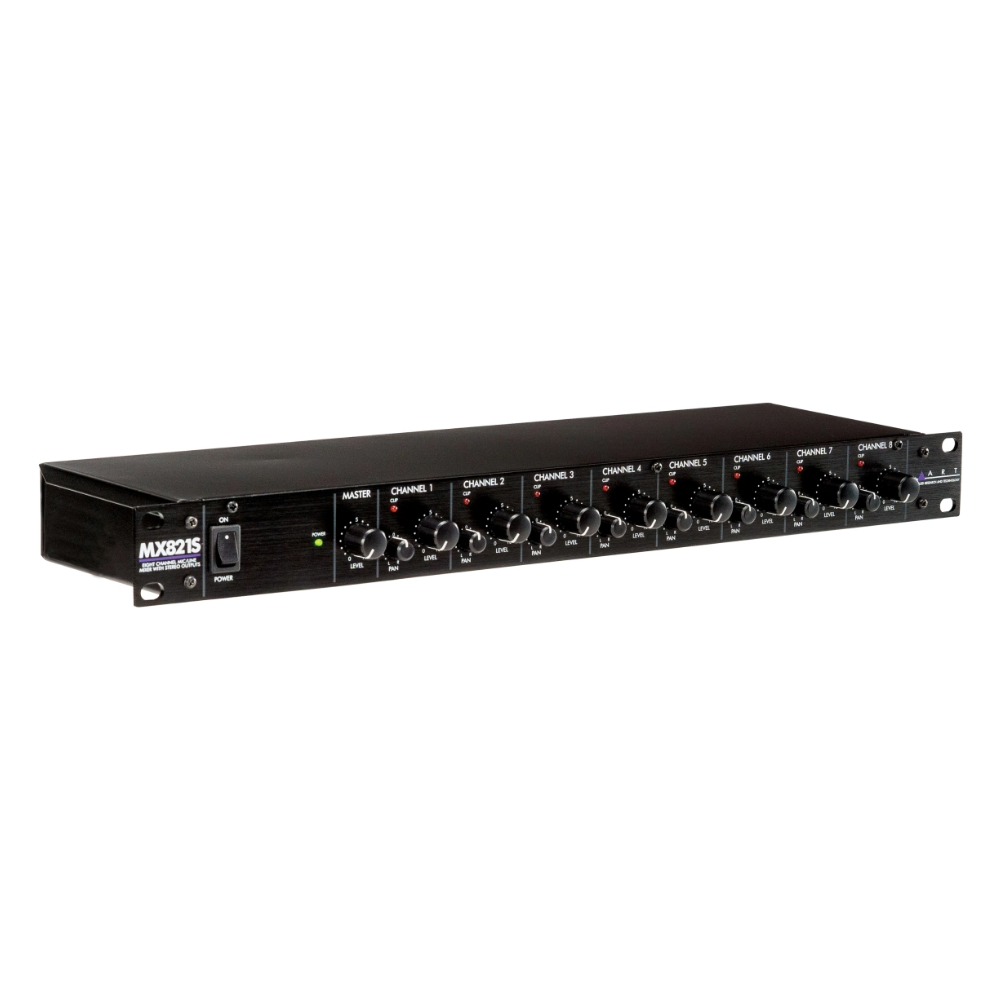ART MX821S 8-kanaals stereo mixer afbeelding