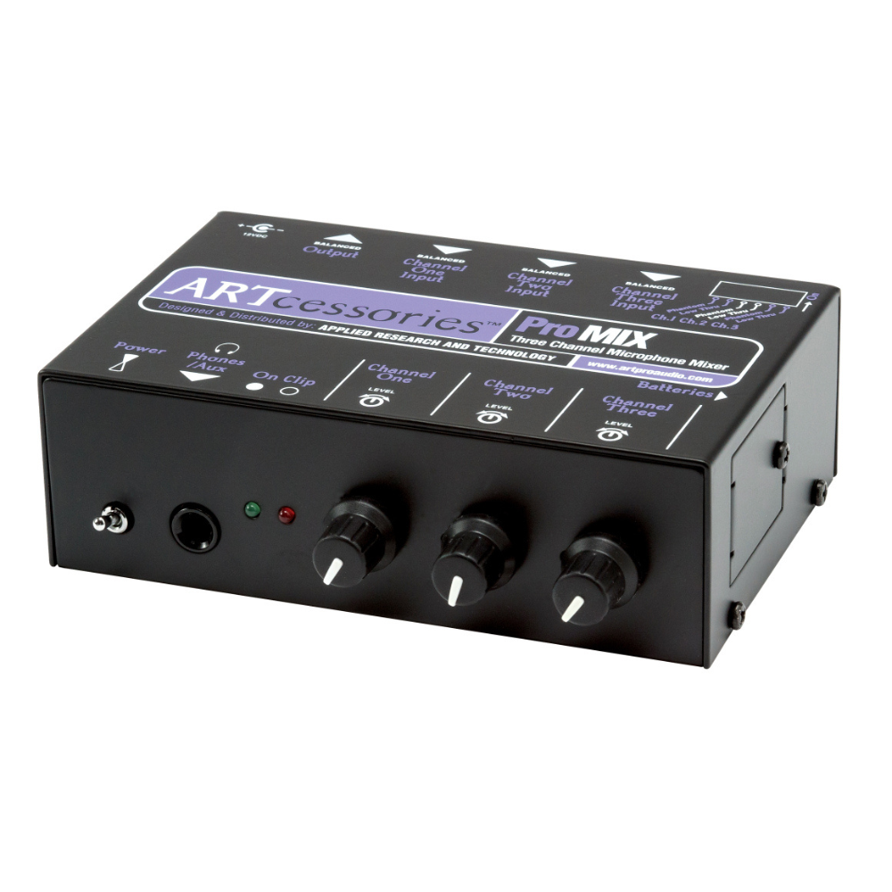 ART ProMix 3-kanaals microfoonmixer afbeelding