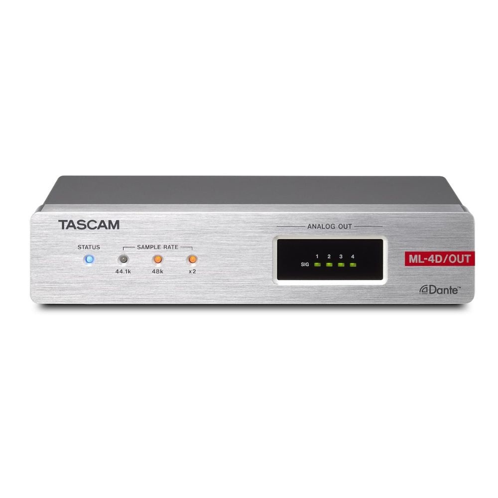 Tascam ML-4D-OUT-E Dante converter afbeelding