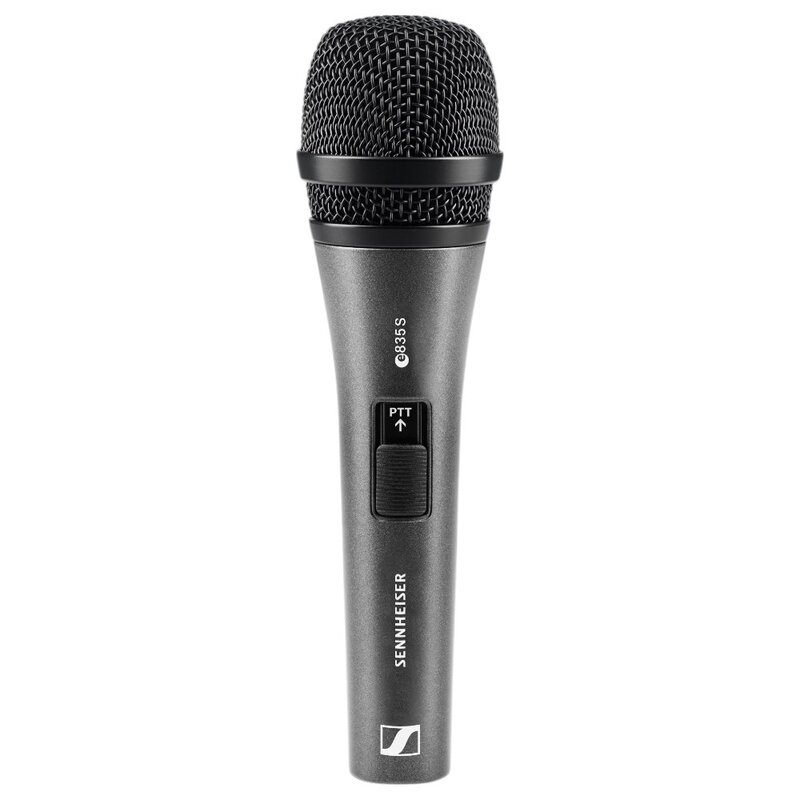 835-S PTT Dynamische push-to-talk microfoon