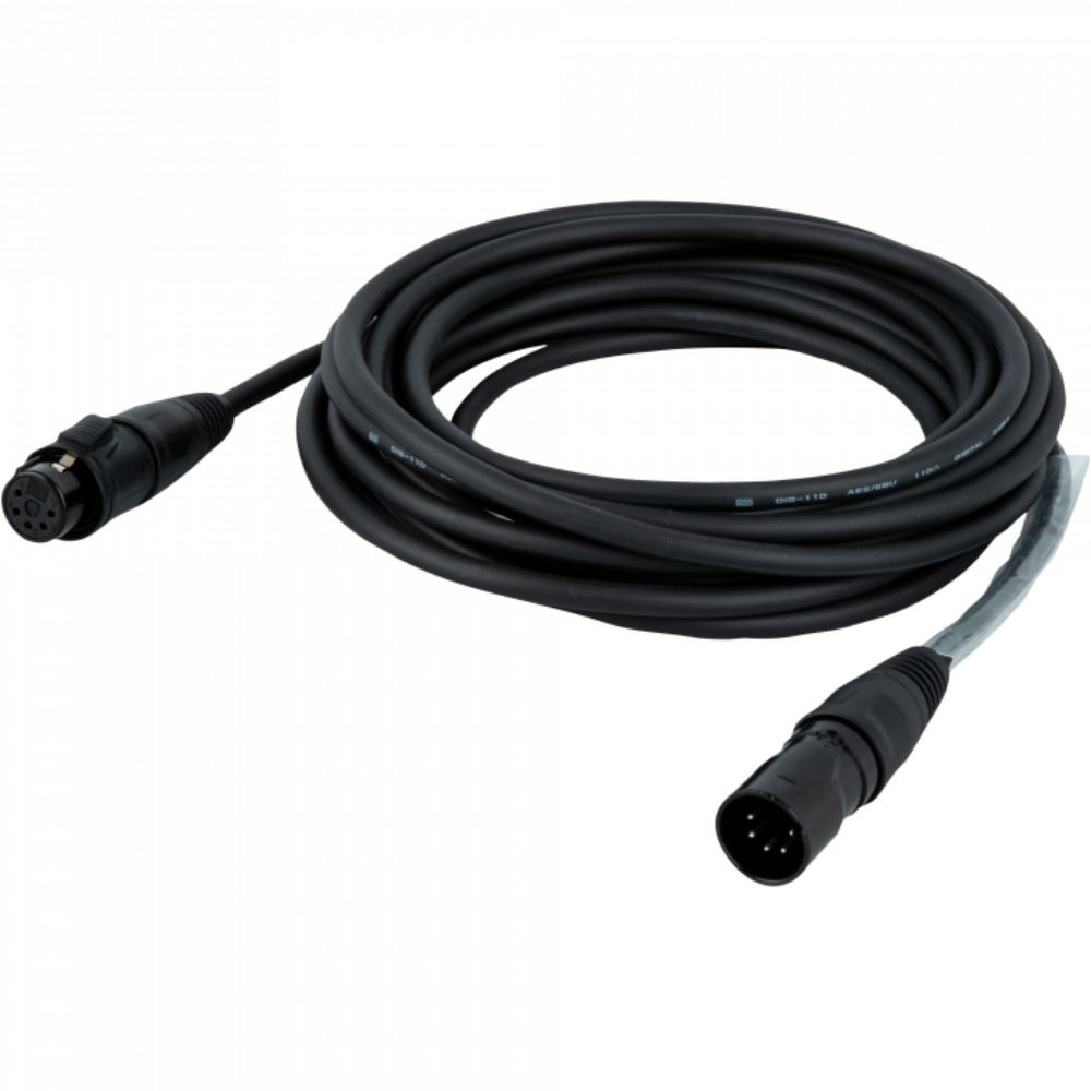 DAP FLR75 IP65 XLR DMX kabel 5-polig 10 m afbeelding