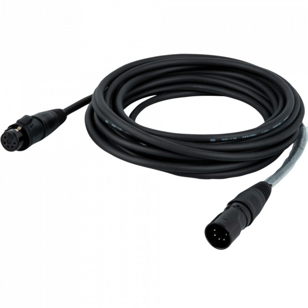 DAP FLR75 IP65 XLR DMX kabel 5-polig 6 m afbeelding