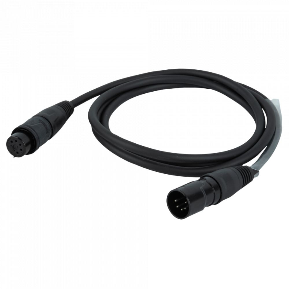 DAP FLR75 IP65 XLR DMX kabel 5-polig 1,5 m afbeelding