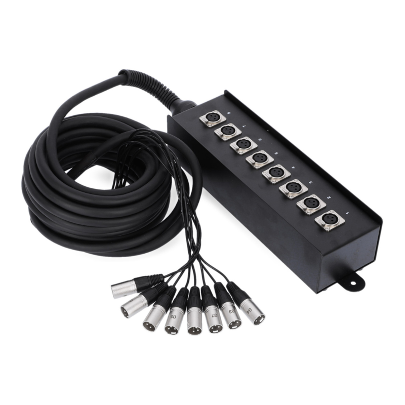 3 STAR Multicore 8-kanaals multikabel 10 m