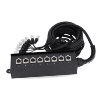 3 STAR Multicore 8-kanaals multikabel 10 m