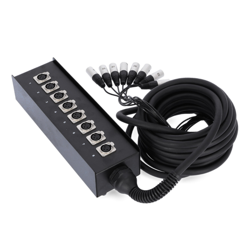 3 STAR Multicore 8-kanaals multikabel 10 m