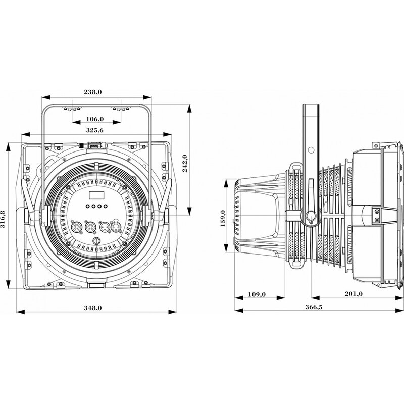 EXPO CANNON 37x 10W CREE LED projector