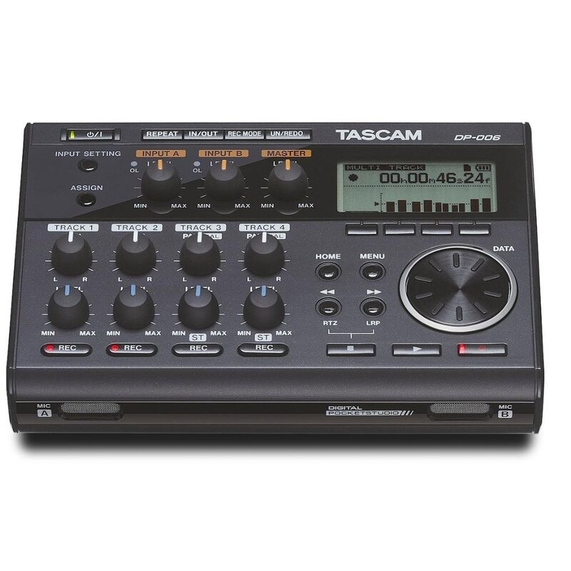 Tascam DP-006 6-sporen recorder DP-006 6-sporen recorder