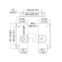 9274F Paneelsluiting female