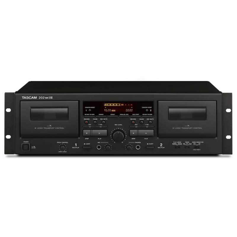 Tascam 202MKVII Dubbele cassettespeler 202MKVII Dubbele cassettespeler