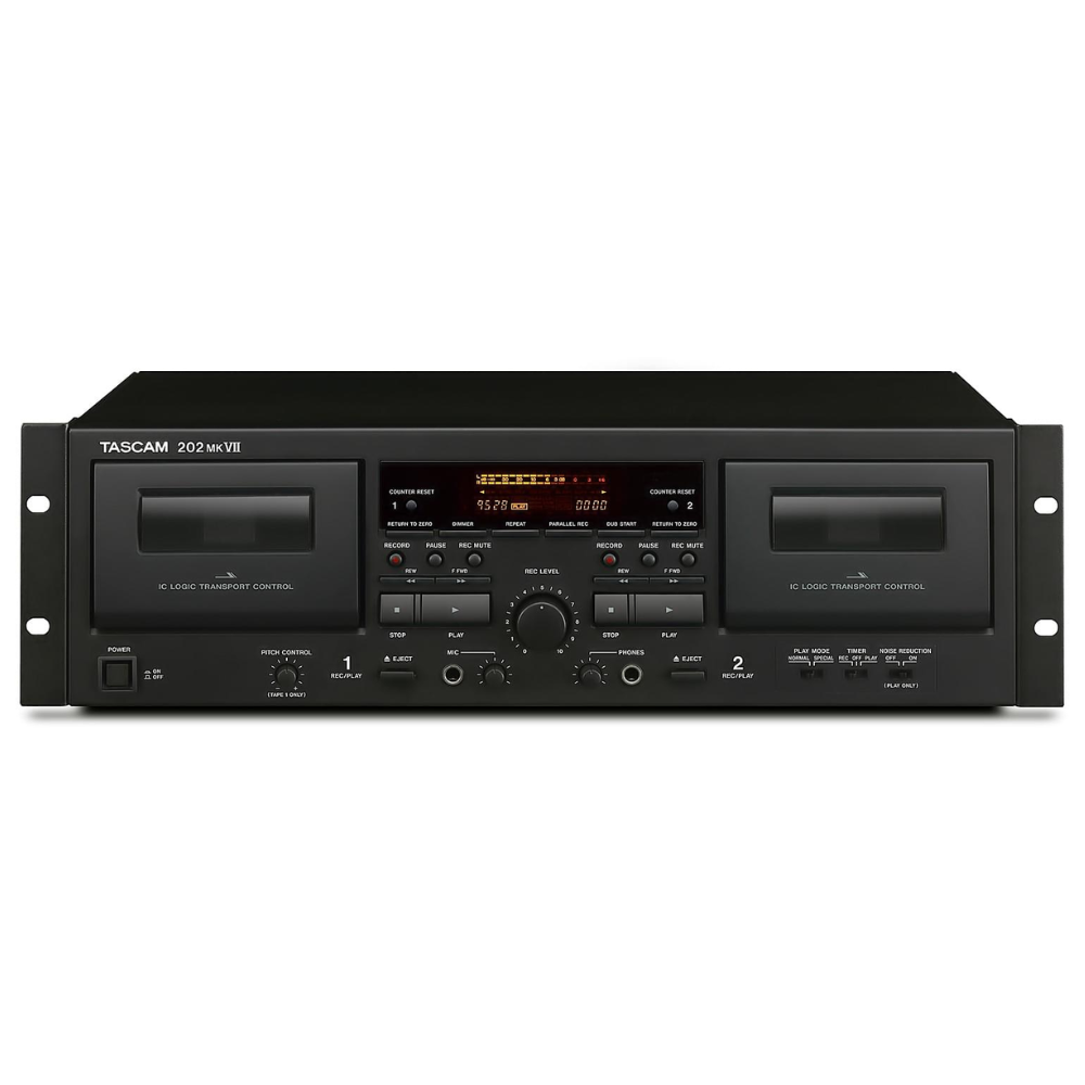 Tascam 202MKVII Dubbele cassettespeler afbeelding