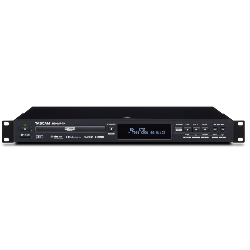 Tascam BD-MP4K 4K UHD Blu-ray speler afbeelding