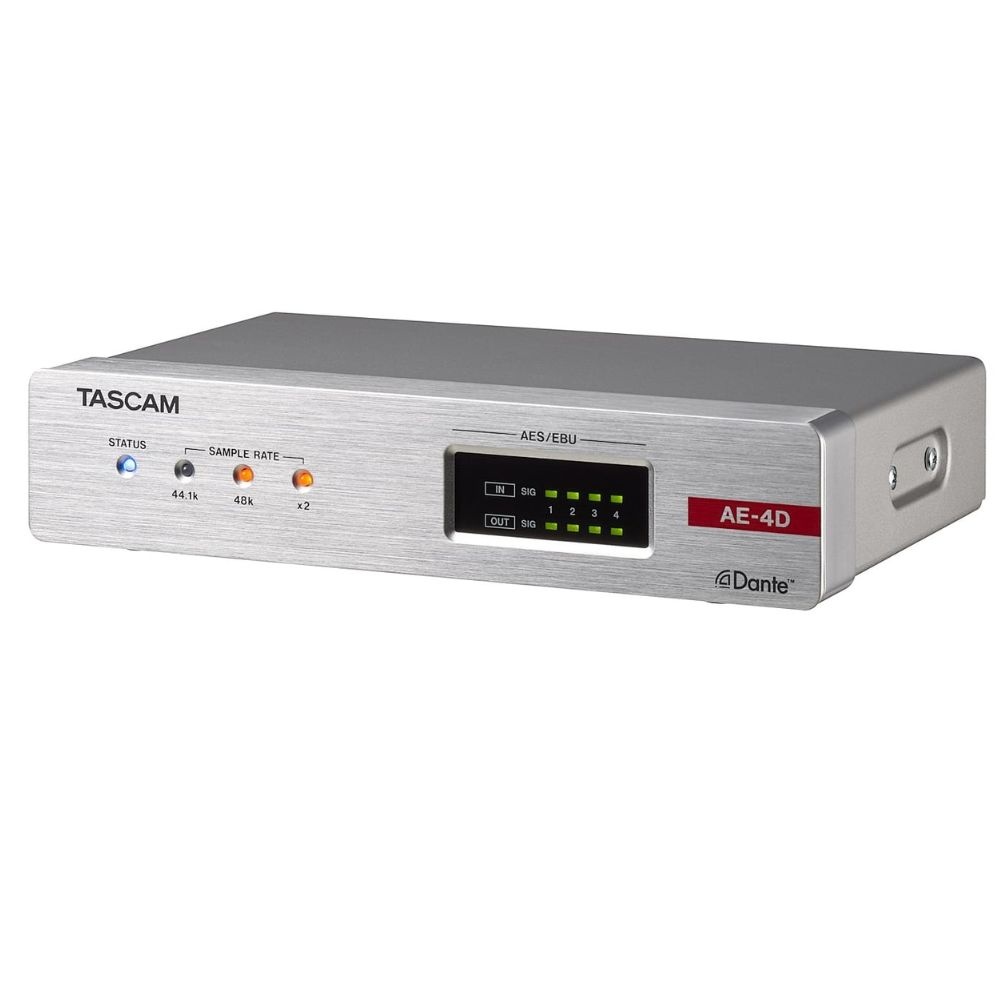 Tascam AE-4D Dante converter afbeelding