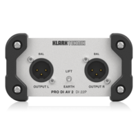 DI 22P Passieve stereo DI-box