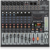Behringer Xenyx X1222USB PA en studiomixer Xenyx X1222USB PA en studiomixer