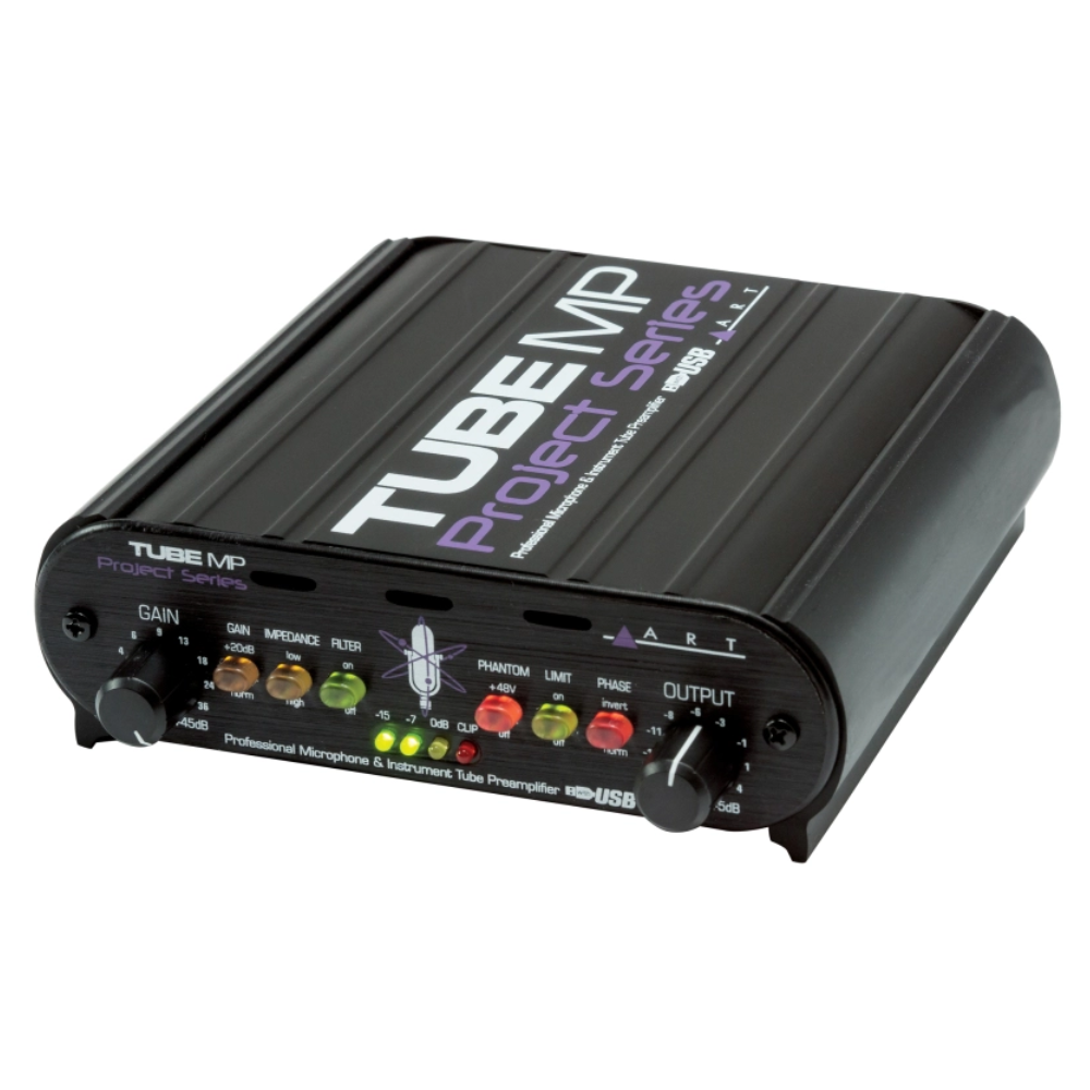 ART Tube MP PS Voorversterker met USB audio-interface afbeelding
