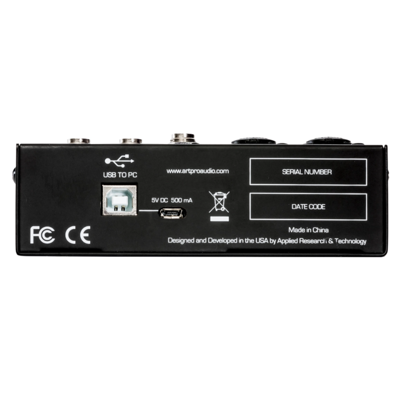 ART USBMix4 4-kanaals audio-interface USBMix4 4-kanaals audio-interface