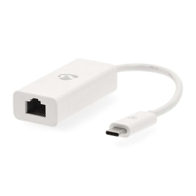 Netwerkadapter USB-C Male naar RJ45 Female 20cm