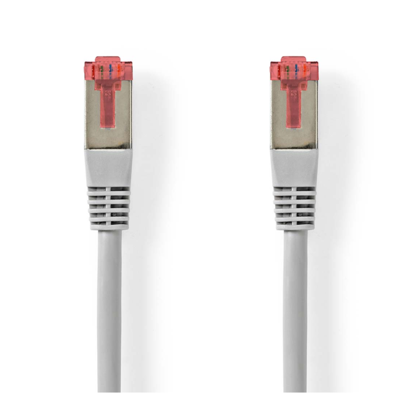 Nedis CAT6 S/FTP Netwerkkabel RJ45 25 cm grijs CAT6 S/FTP Netwerkkabel RJ45 25 cm grijs