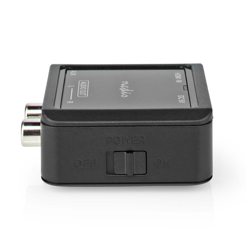 Digitale audioconverter HDMI eARC naar RCA/minijack