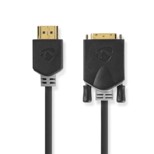 Nedis HDMI naar DVI-D 24+1 verloopkabel 2 m Nedis HDMI naar DVI-D 24+1 verloopkabel 2 m