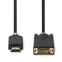 HDMI naar DVI-D 24+1 verloopkabel 2 m