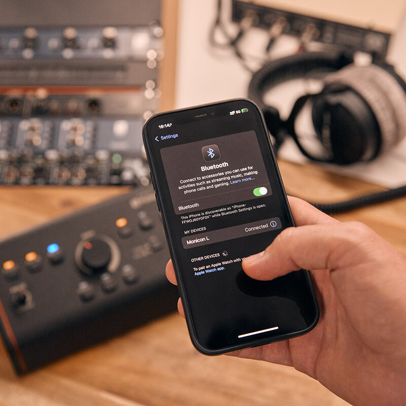 Monicon L G2 actieve/passieve monitor controller zwart