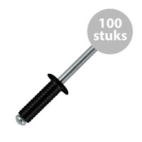 SG-91514GEk Popnagels 4,8 x 14mm gegroefd zwart (100 stuks)