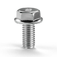 54M8X30 Flensbout M8 x 30 met tandkrans (100 stuks)