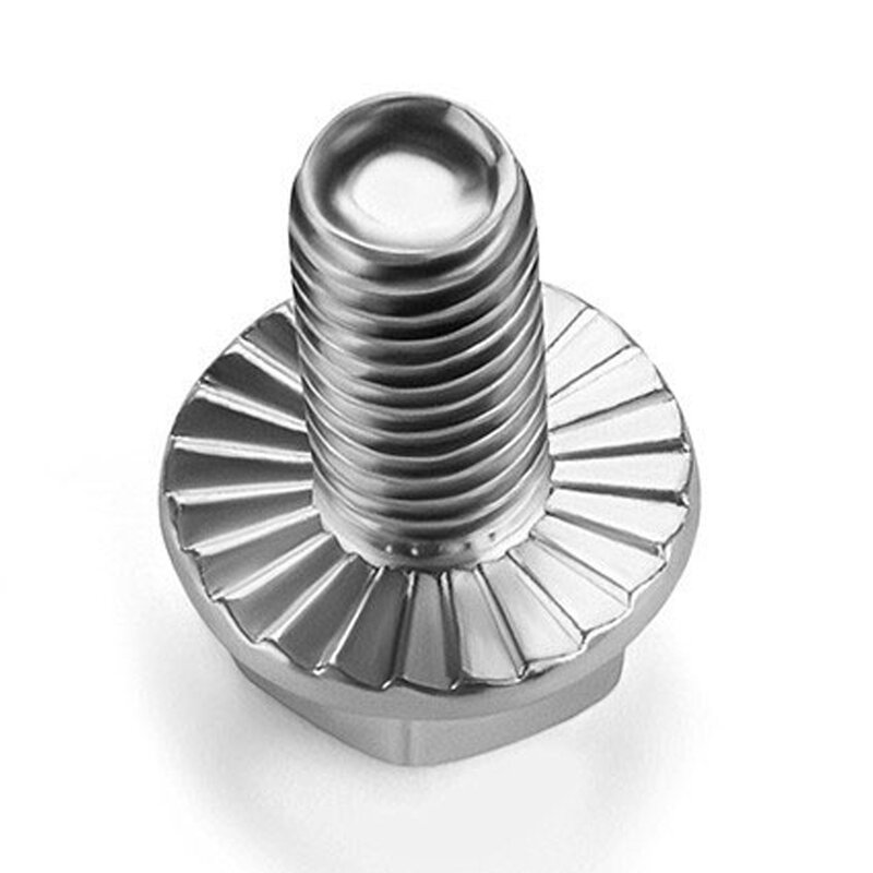 54M8X30 Flensbout M8 x 30 met tandkrans (100 stuks)