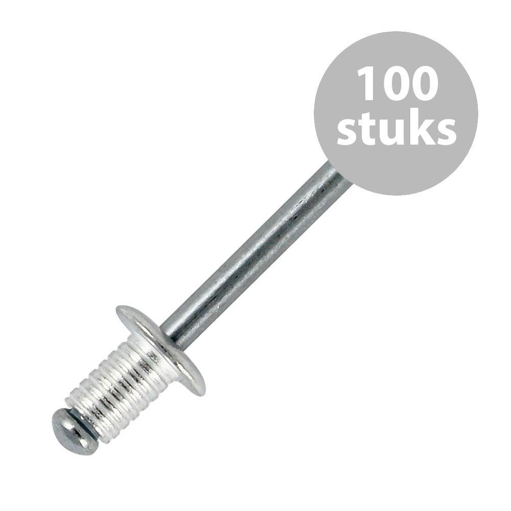Penn Elcom SG-91408GE Popnagels 4x 8.5mm gegroefd (100 stuks) afbeelding