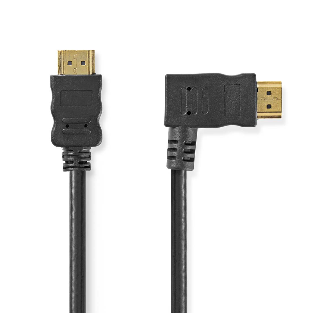 Nedis High Speed HDMI Kabel gehoekt 90° 1,5 m afbeelding